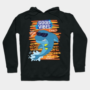 dolphin good vibes Hoodie